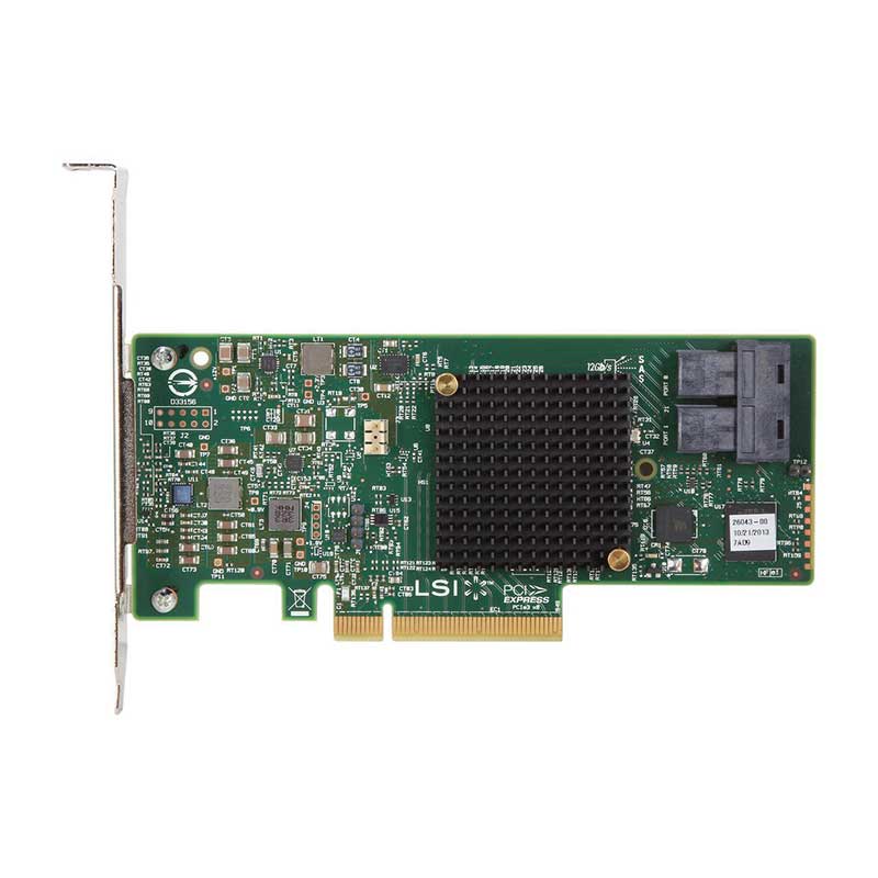 LSI 9341-8i  LSI00407 12Gb/s 8-Port PCIe RAID 0/1/5/50/6 RAID Controller