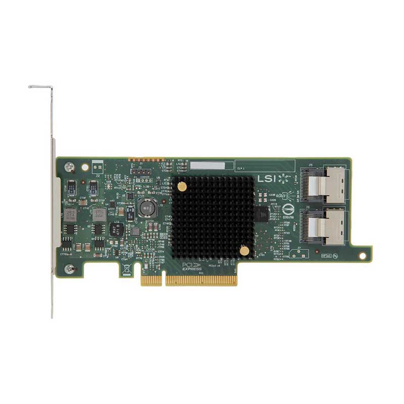 LSI 9207-8i  LSI00301 SGL 6Gb/s SATA+SAS 8-Ports JBOD PCI-E 3.0 HBA Card