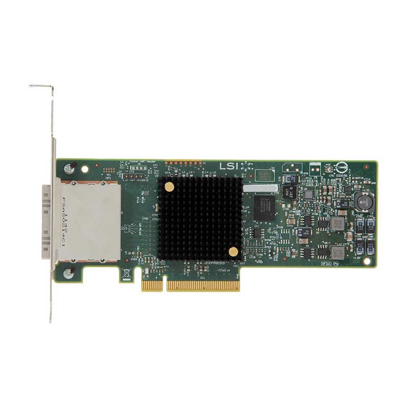 LSI 9207-8E LSI00300 6Gb/s Extelnal PCI-Express 3.0 x8 Low Profile SATA / SAS HBA