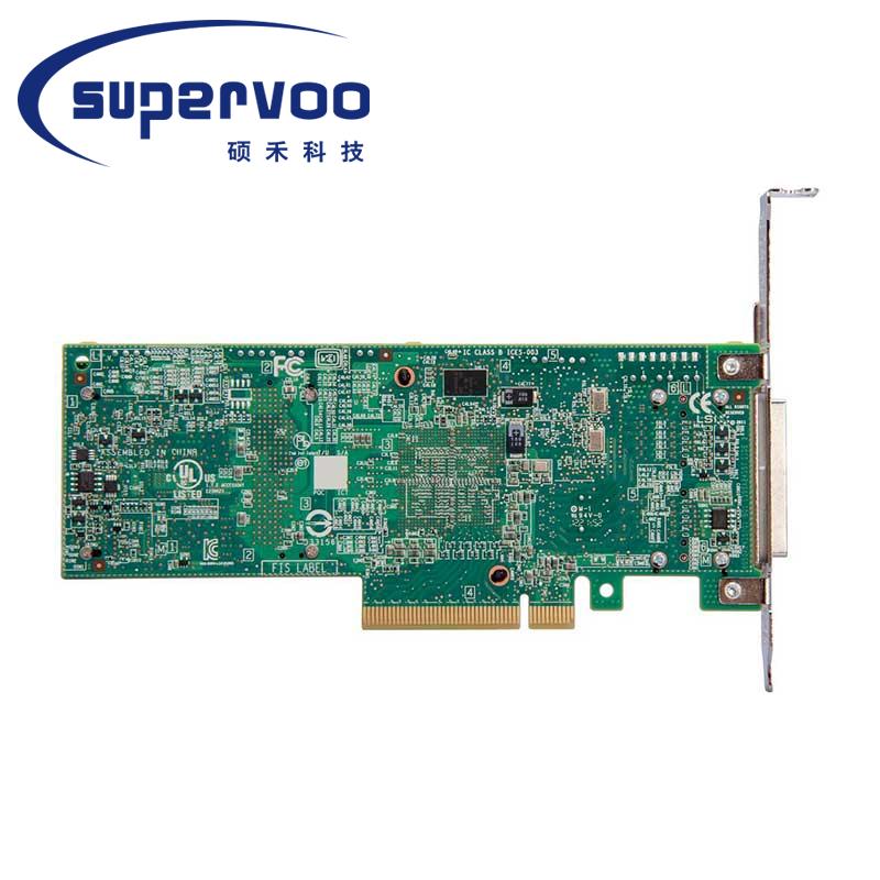 LSI MegaRAID 9286CV-8e LSI00333 6Gb/s SATA+SAS 8xExternal Ports RAID 0,1,5,6,10,50,60 PCI-E 3.0 Card