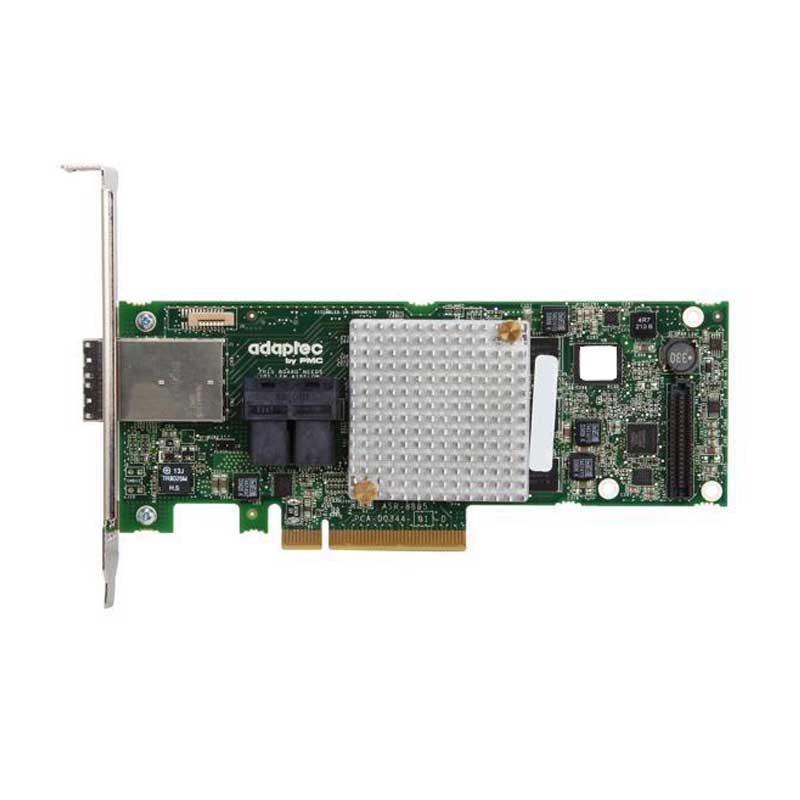 2277000-R Adaptec RAID 8885 12 Gbps PCIe Gen3 16 (8 internal+8 external)  ports SAS/SATA RAID Adapter