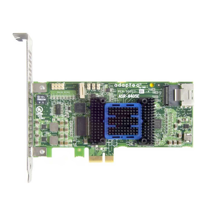 2270800-R Adaptec RAID 6405E 4-port  Internal PCIe x1 SAS 2.0 RAID Adapter