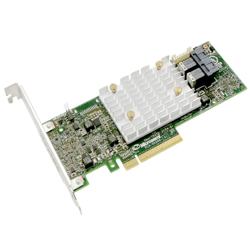 2291000-R SmartRAID 3154-8i Adaptec 12 Gbps PCIe Gen3 8-Port Intelnal SAS/SATA SmartRAID Adapter 
