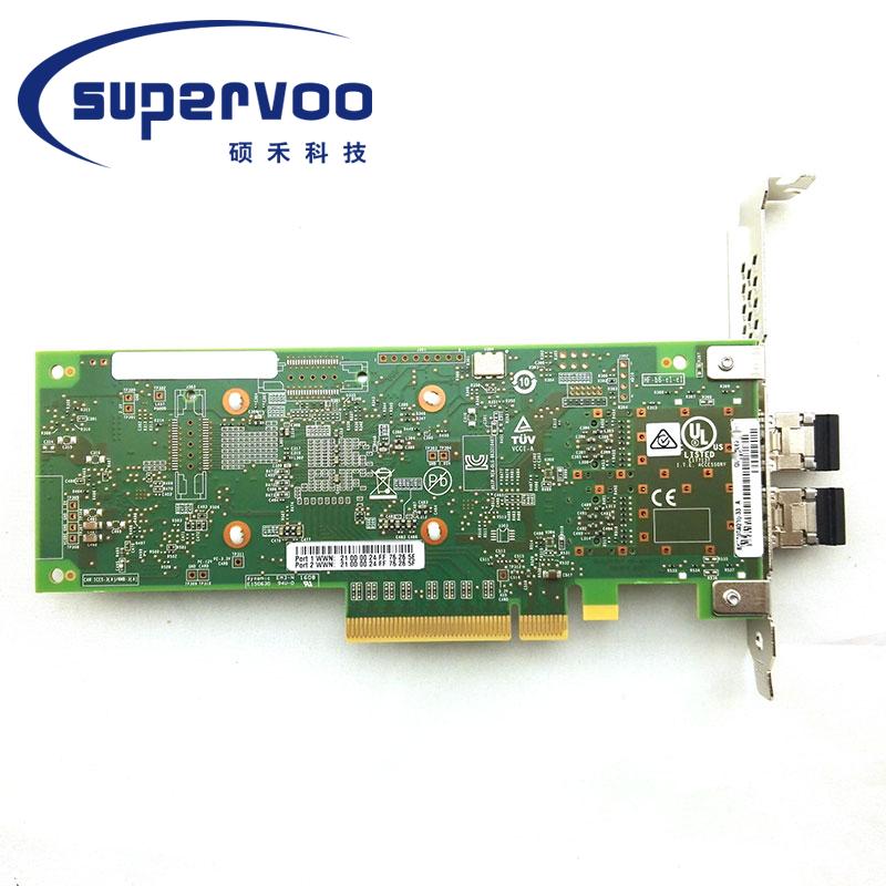 QLE2692-SR-CK Qlogic QLE2692 Dual Port 16Gb PCIe Fibre Channel Host Bus Adapter